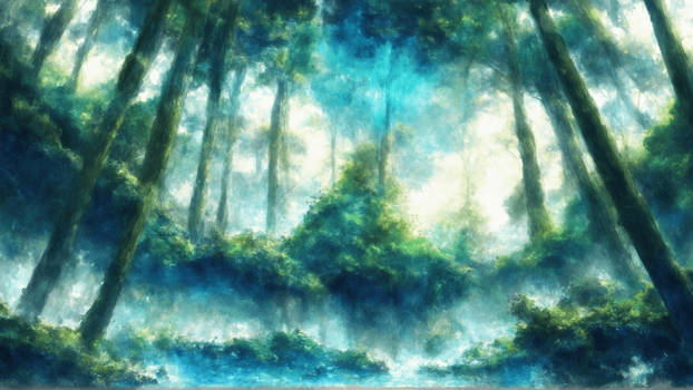 Mist Over Emerald Roots
