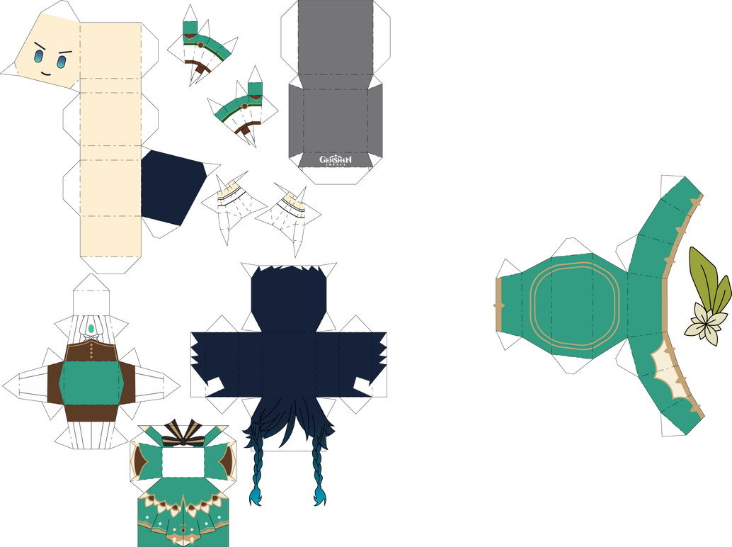 Venti Papercraft by adnanpramudito on DeviantArt