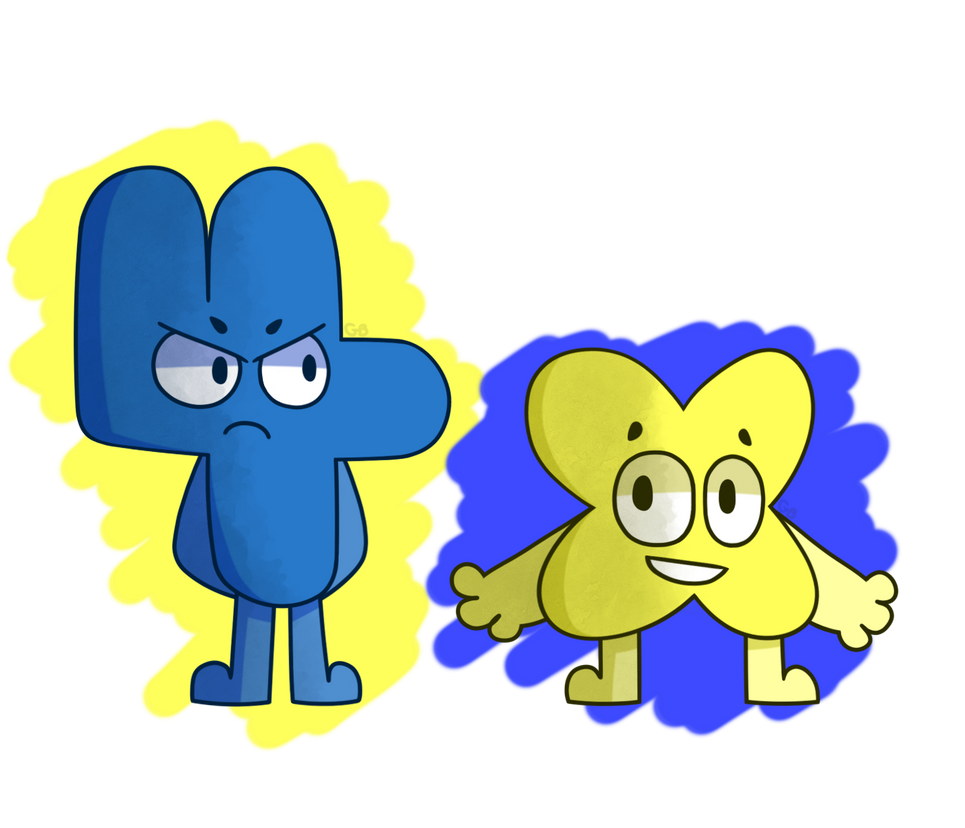 BFB Four and X by GhostlyBlues on DeviantArt