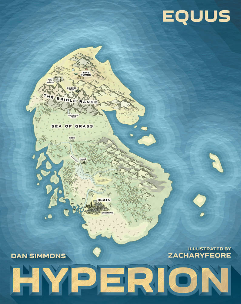 Map of Equus on Hyperion by ZacharyFeore on DeviantArt