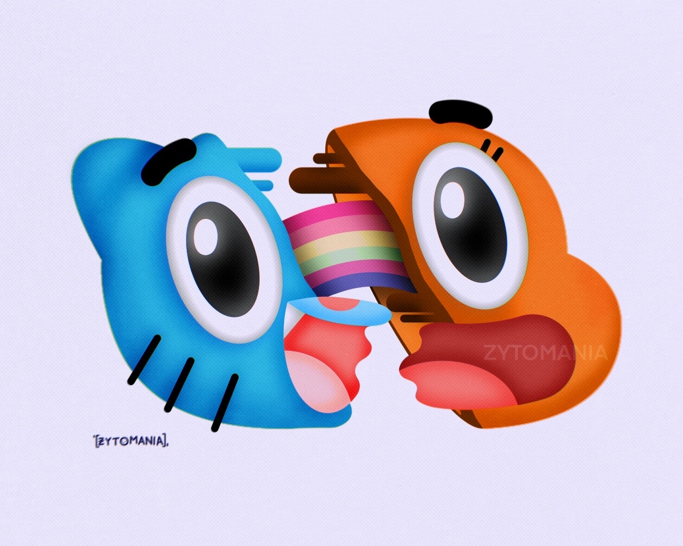 Gumball And Darwin by dgburdd on DeviantArt