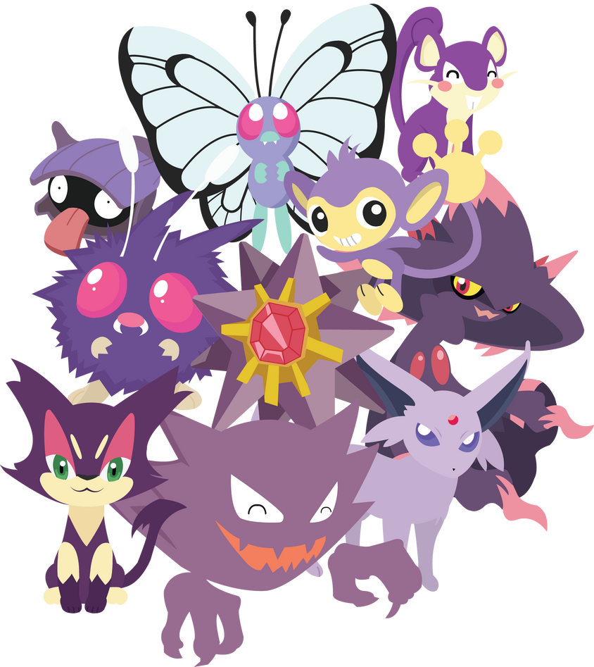 Purple pokemon deals