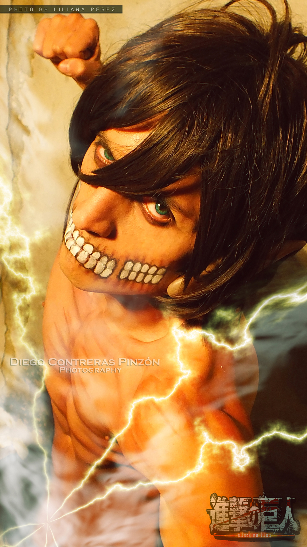 My Eren Titan Make up Cosplay :)