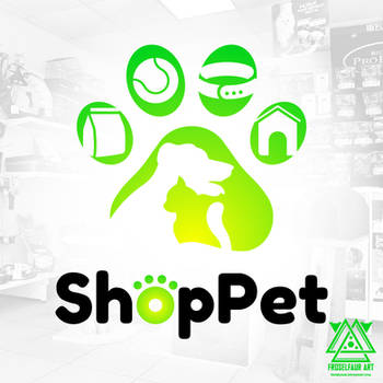 ShopPet logo design