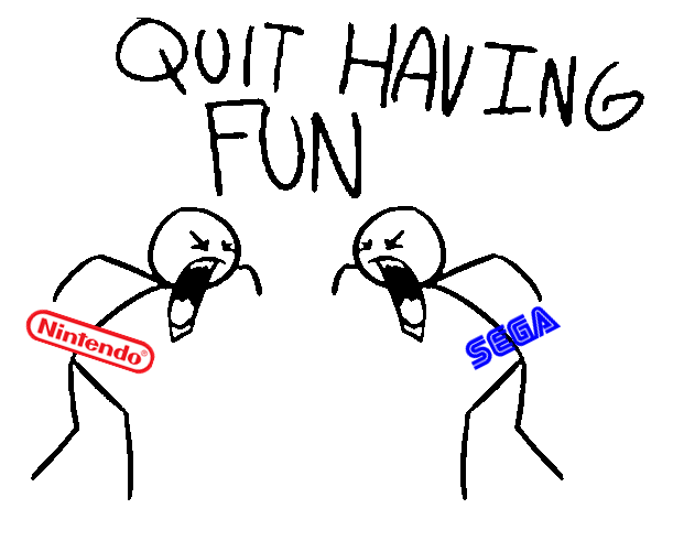 16-bit console wars in a nutshell by lejerrinke on DeviantArt
