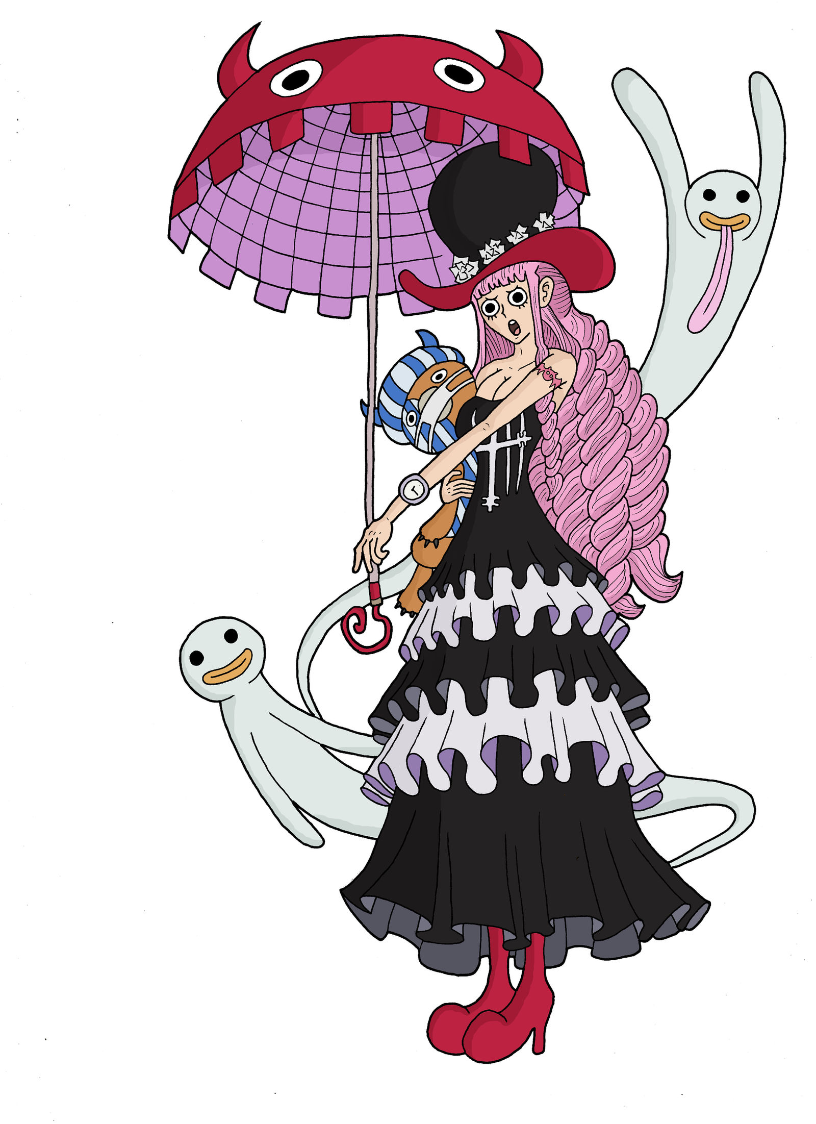 One Piece Ghost Princess Perona By Sommomaestrodracorex On Deviantart