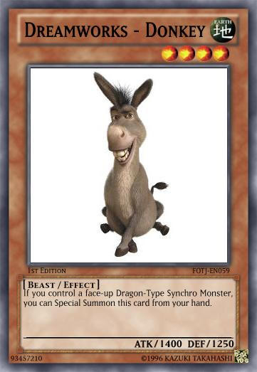 shrek yugioh card Divine Beast and weekly family play Shrek Themed Playing Cards