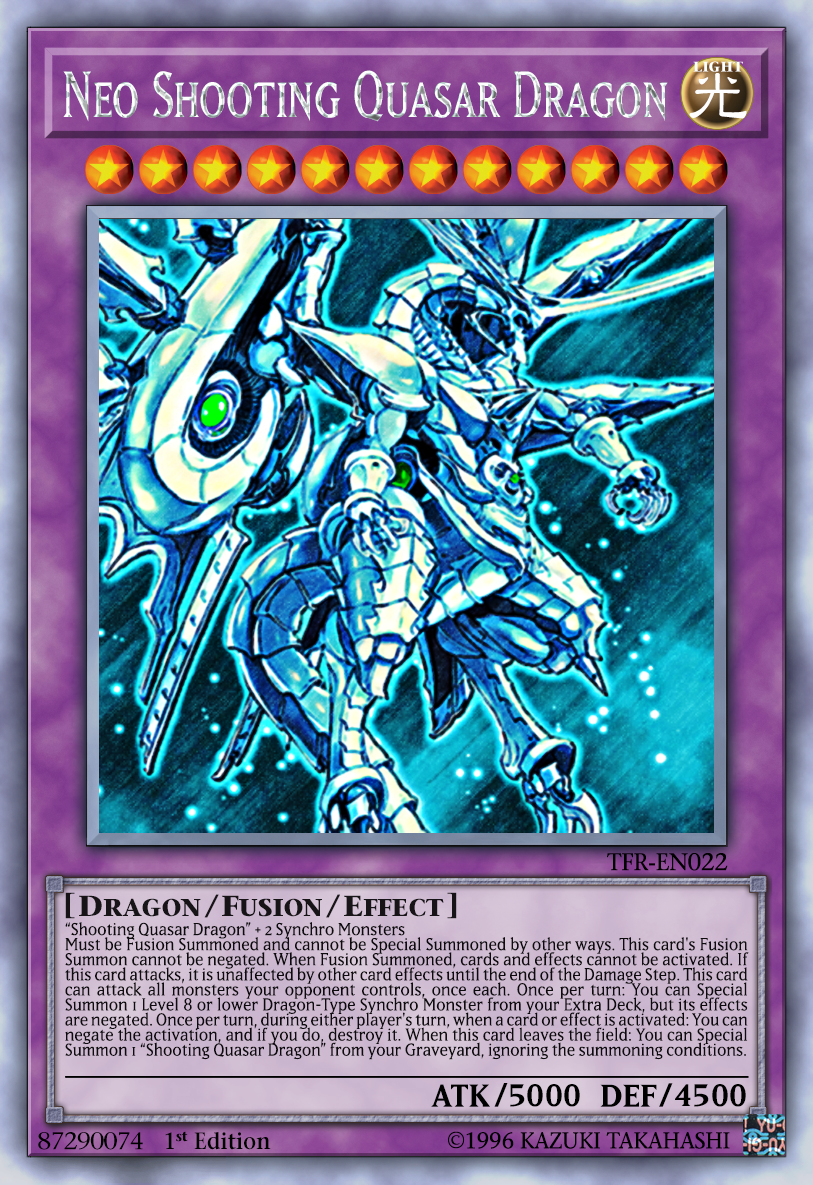 yugioh quasar deck Cosmic Dragon - DUNE-EN037 - Ultra Rare You can Special Summon 1 Shooting Star Dragon from your Extra Deck Shooting Quasar Dragon | Card