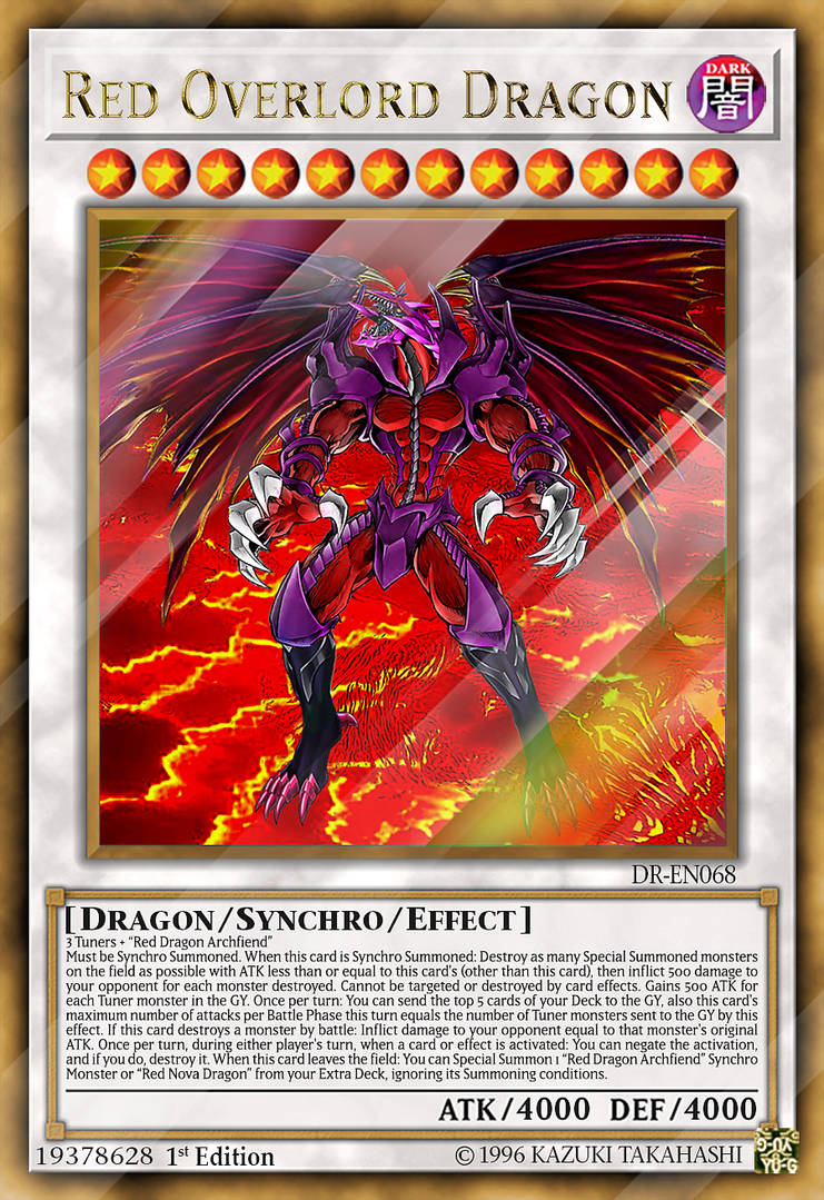 Red Overlord Dragon by ChaosTrevor on DeviantArt