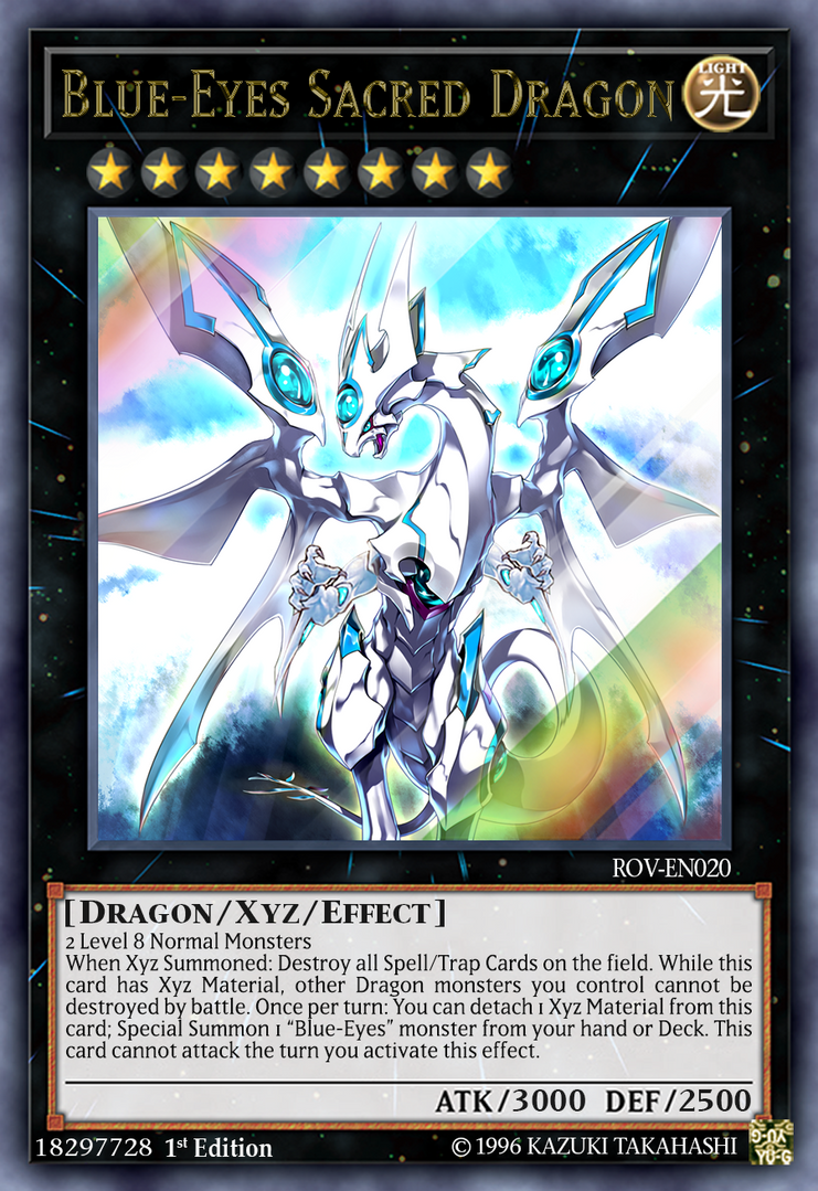 Blue-Eyes Sacred Dragon by ChaosTrevor