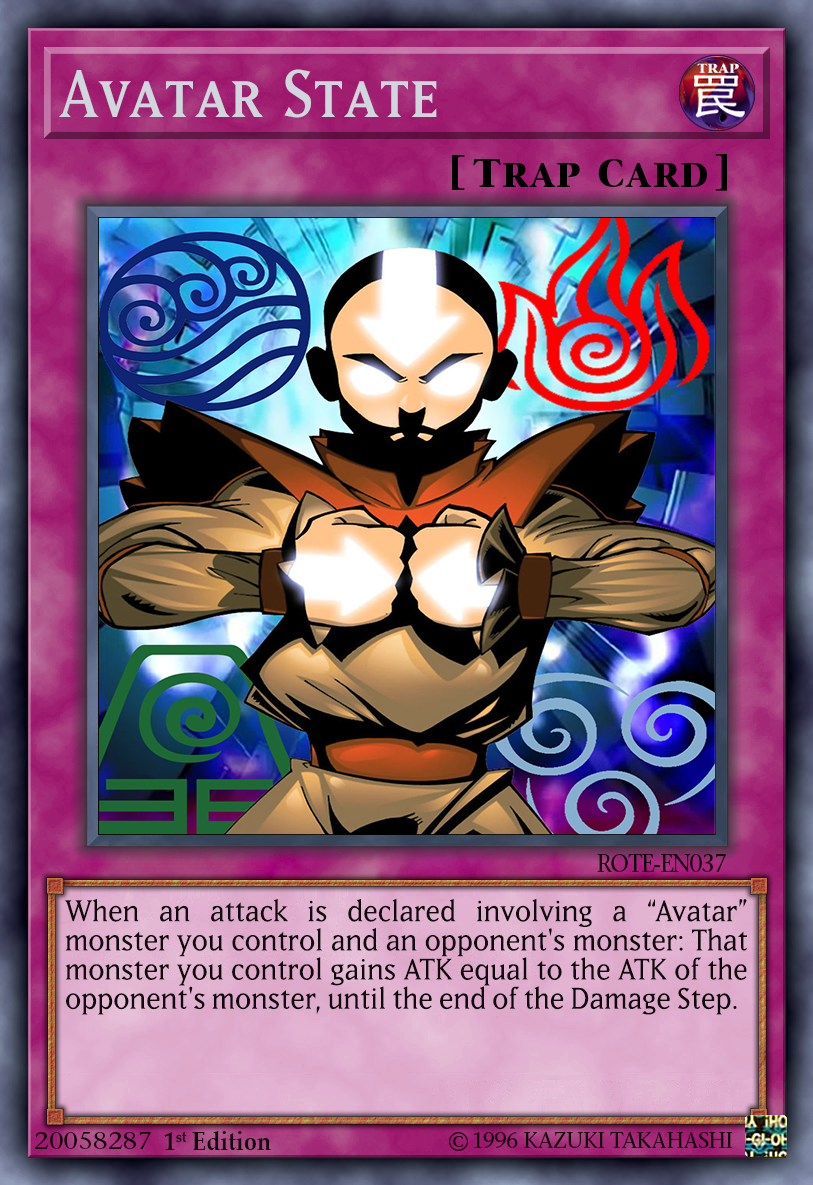 avatar the last airbender yugioh cards Aquarius Shaped Playing Themed Novelty Deck with 52 Unique Designs Collectible Merchandise Gift for Teens and Adults : Toys & Games When the world needed him most Avatar State by ChaosTrevor on
