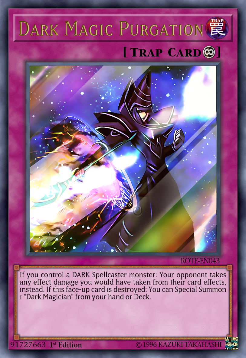 yugioh magician support cards Spell Card Monster Reborn - INFO-EN099 - Super Rare This is of Ultra Rare rarity Dark Magic Purgation by ChaosTrevor