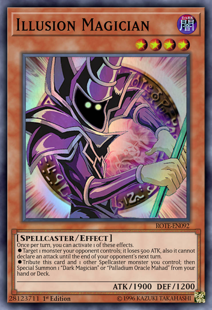 illusion magician yugioh card Ebon - SHVI-ENSE1 - Super Rare Type Xyz Monster you control as the Xyz Material How do people feel about