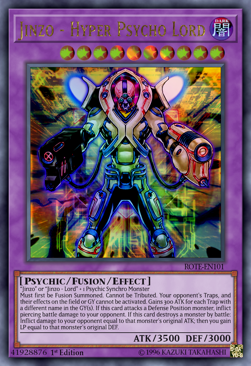 Jinzo - Hyper Psycho Lord by ChaosTrevor on DeviantArt Jinzo - Hyper Psycho Lord by ChaosTrevor on DeviantArt