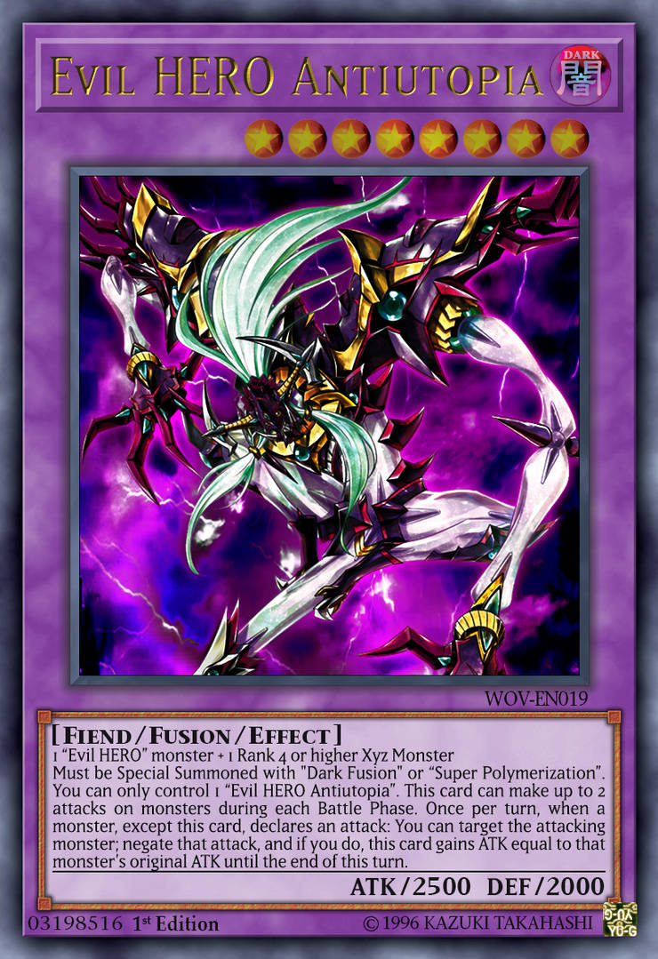 anti hero deck yugioh Stevenage WCQ Regional 1er Lugar: Frankie Yuen (Superheavy Samurai Centur-Ion) . -Deck Profile: https://youtu.be/eCQh79Aygfk -Crditos: The Collective YGO # #TCG #Yugioh #CenturIon quality 7 Evil HERO Antiutopia by ChaosTrevor