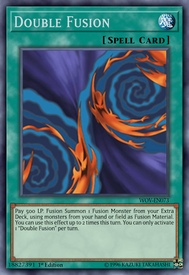 double fusion yugioh card VJMP-JP262 (UR) (Quick Effect) Ruling discussion on new double