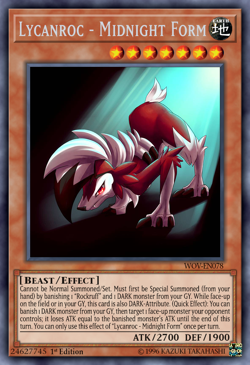 Lycanroc - Midnight Form by ChaosTrevor on DeviantArt Lycanroc - Midnight Form by ChaosTrevor on DeviantArt