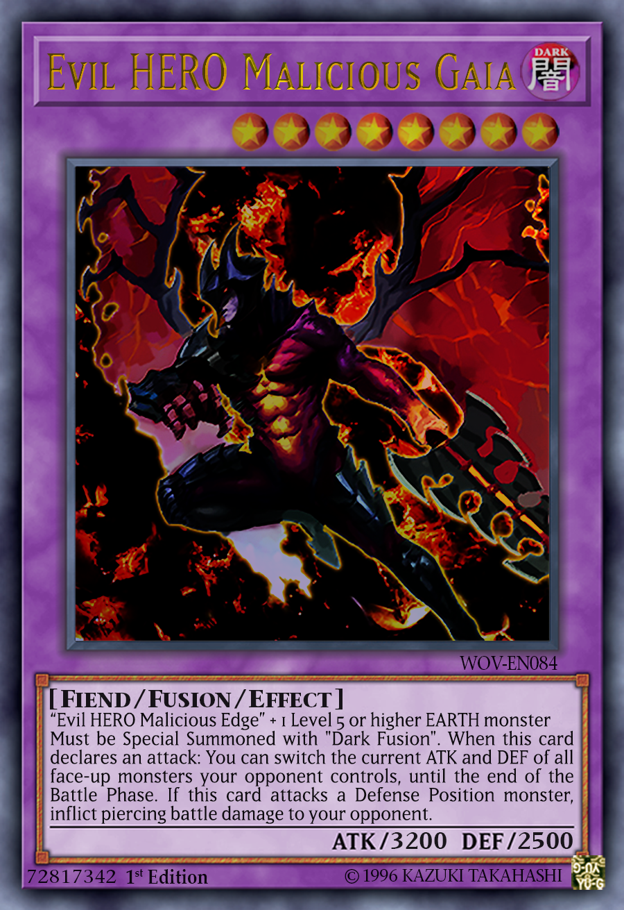 Cosmic Fear Garou. - Evil Hero Malicious Bane at Yu-Gi-Oh Master