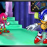 Knuckles vs. Sonic and Tails