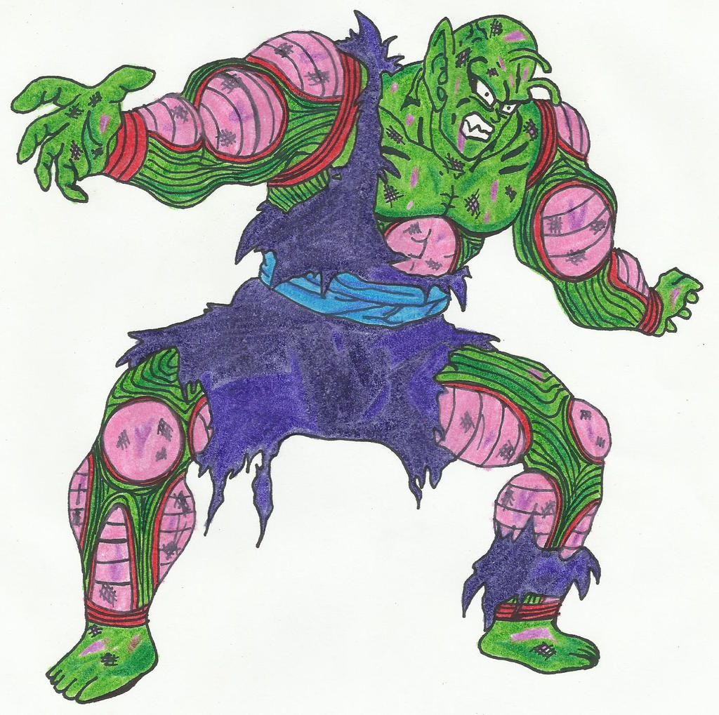 Barefoot Battle Damaged Piccolo Jr.