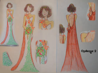 Challenge 2 , Wedding dress