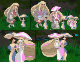 (COMIC COMMISSION) Asuka and Lili Mushroom TF