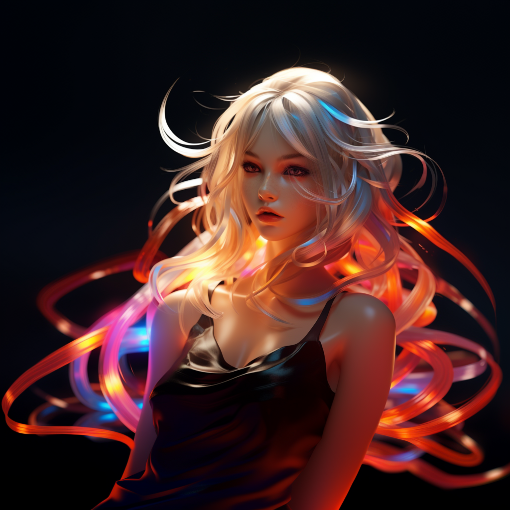 Hot Neon ANime GIrl by Cells200 on DeviantArt