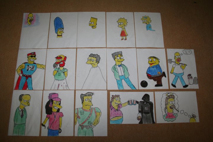 Random Simpsons Characters by HamerJack on DeviantArt