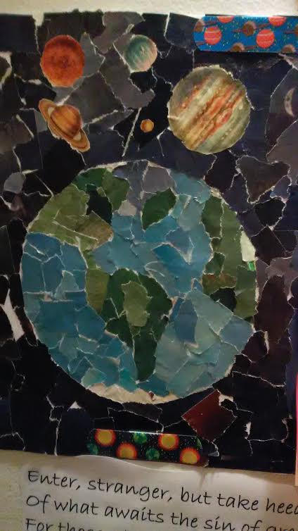 Earth Collage Examples Earth Collage by flavoredcatlollypop on DeviantArt