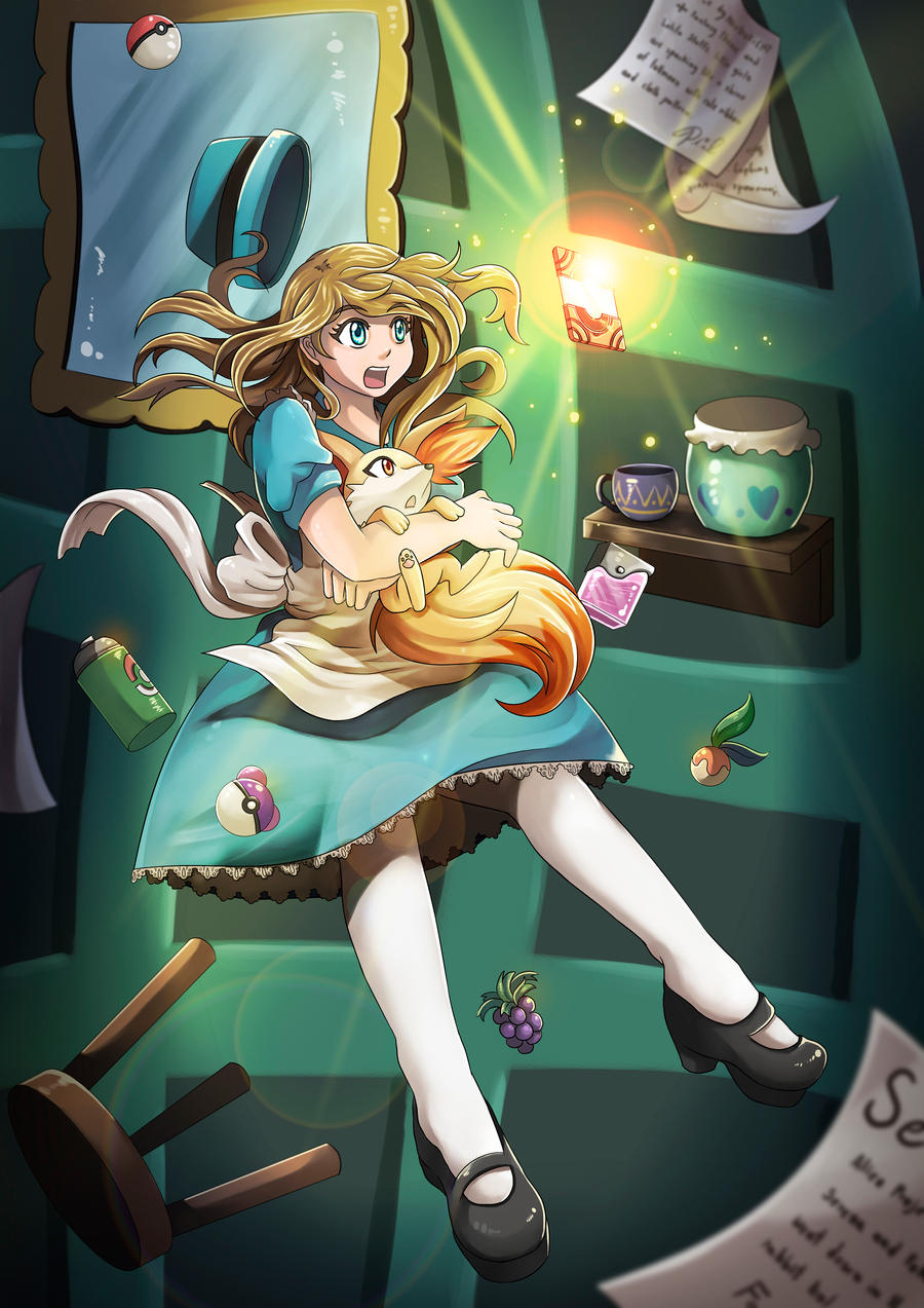 Serena in Wonderland , down the Rabbit hole by MrDrybonesNeedsArt on ...