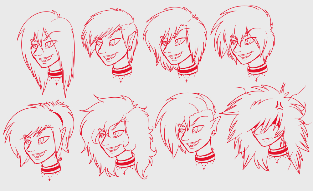 The Many Hairstyles of Zepher