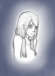 Tessa black and white by CrimsonSnows