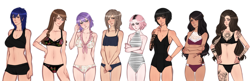 RGBH swimsuits