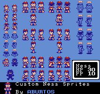 Ness Sprite Sheet