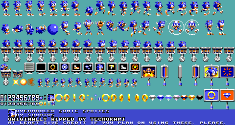 Pixilart - sonic cd sprites by atobin0002