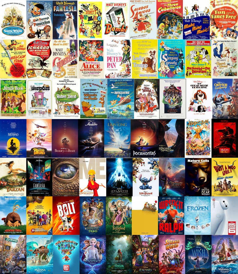 Walt Disney Animation Studios Filmography By Alexlovesmovies2001 On walt-disney-animation-studios-filmography-by-alexlovesmovies2001-on