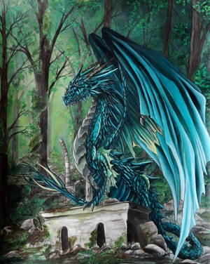 Forest Dragon by krisbuzy Forest Dragon by krisbuzy