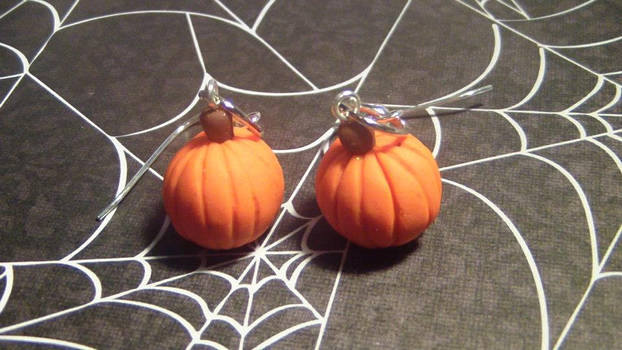 Pumpkin Earrings