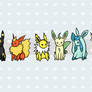 Eeveelution Group Shot