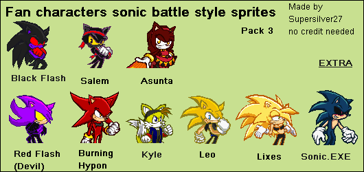 Sonic Fan Games ✪ Sonic 3 Redux (All Characters) 
