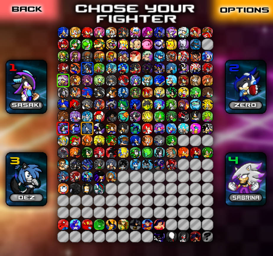 Selected Character Character select by BaysenAhiru427 on DeviantArt