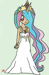 Humanized Princess Celestia