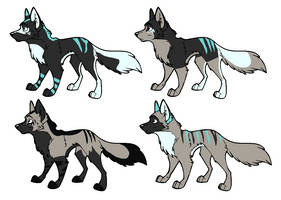 SesshomaruUchiha Wolf Pups Batch 2