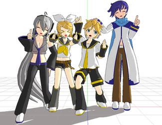 _MMD_ Kinda Lucky Star style