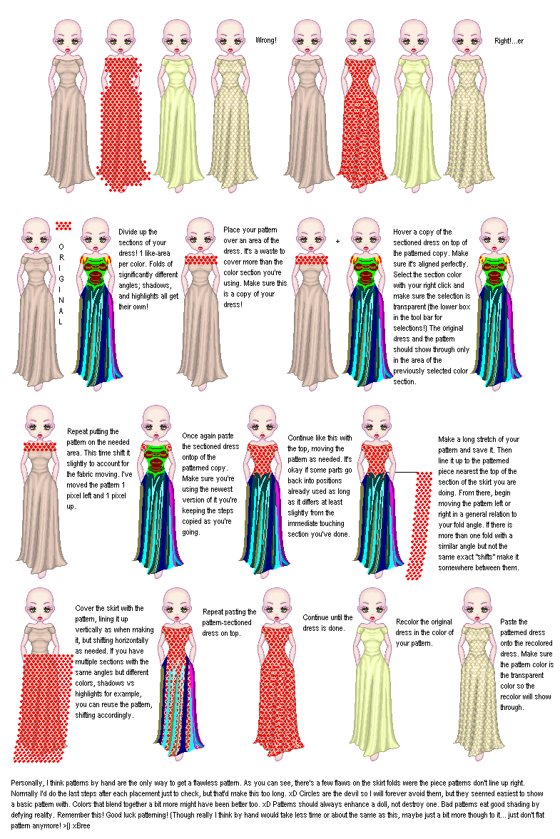 Simple Pattern Tutorial by Breebles
