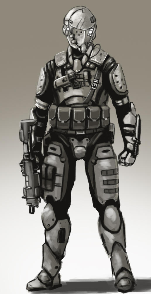 Future Soldier Concept art by FonteArt on DeviantArt