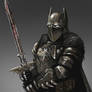 fantasy redesigned Batman sketch: the dark knight