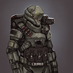 Future Soldier Power Armor