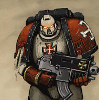 Terminator Apoth Apothecary in Terminator armor by kimplate on DeviantArt