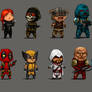 10 Characters that I like to draw.